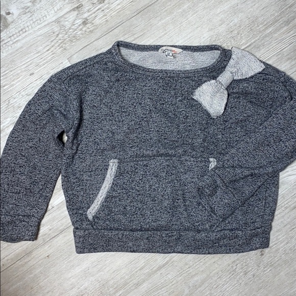 Forever21 girls crop sweatshirt with bow detail - Picture 1 of 3